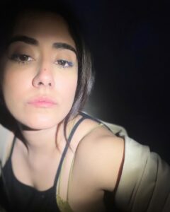 Jonita Gandhi Instagram - That 35,000 ft elevation glow 💡