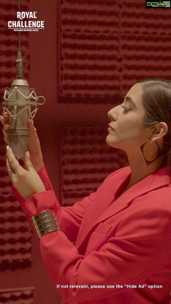 Jonita Gandhi Instagram - We’ve got a BOLD new tune dropping this Friday. Stay tuned 🚀 #RoyalChallenge #ChooseBold #RoyalChallengeChooseBold #NayaSher @royalchallengechoosebold