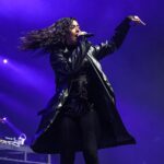 Jonita Gandhi Instagram - It's a 🟤 world... Styled by @jaineeebheda in a @freakinsindia trench for @wirelessfestme Photos by @gltch.in @obpanakal Abu Dhabi, U.A.E.
