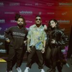 Jonita Gandhi Instagram - It's a 🟤 world... Styled by @jaineeebheda in a @freakinsindia trench for @wirelessfestme Photos by @gltch.in @obpanakal Abu Dhabi, U.A.E.