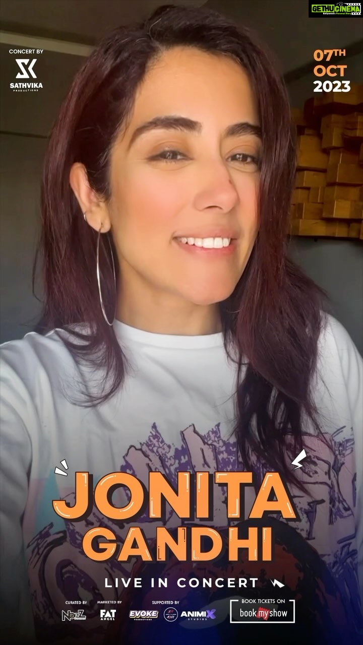 Jonita Gandhi Instagram - Hyderabad! Can’t wait to see you all Catch @jonitamusic performing live on 07th Oct, 2023 at Boulder Hills, Hyderabad. Book your tickets now on BookMyShow https://in.bookmyshow.com/events/jonita-gandhi-live-in-concert-hyderabad/ET00361832 For table reservations: +91 8977516124, +91 8977516125