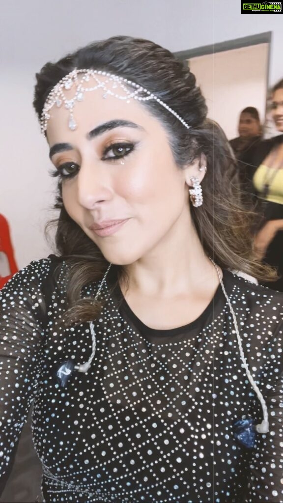 Jonita Gandhi Instagram - Once upon a time in Malaysia ✨ PS shoutout to whoever made that big “JONITA LOVE” sign ilysm thanks you made my day ✌🏼 #OnceUponATime Denim Look Styled By @saumyathakur #styledbysaums Outfit @khhouseofkhaddar Neckpiece @inezeofficial Rings @blingthingstore Style Asst. @jassatsky Hair & Makeup by @thestyles_bysha 🎥 @rp3825