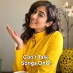 Jonita Gandhi Instagram - Drop a dating situation below & we'll react with a song. 🎶💛⬇️
