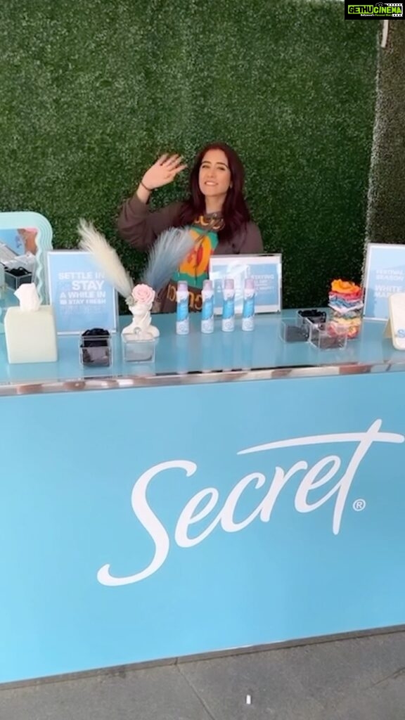 Jonita Gandhi Instagram - I got no fear cuz @SecretDeodorant Weightless Dry Sprays are here 🥳 #ad #DrySprays Toronto, Ontario