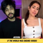 Jonita Gandhi Instagram – Describe this song with one word #valentinesdayspecial 

If the world was ending (Hindi) 

Singers : @jonitamusic & @arjunaharjai 
Hindi Lyrics by : Jaggi 
Produced by : Arjuna Harjai 
Original Artist : JP Saxe 

#jonitagandhi #arjunaharjai #iftheworldwasending
