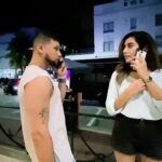 Jonita Gandhi Instagram – That time we *casually* bumped into each other in Miami 😅

#throwback #chalkoina #mickeysingh #jonitagandhi Miami, Florida