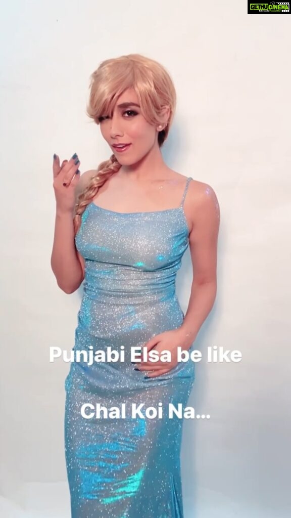Jonita Gandhi Instagram - Elsa says you should Let It Go. You should listen to Elsa. #ChalKoiNa