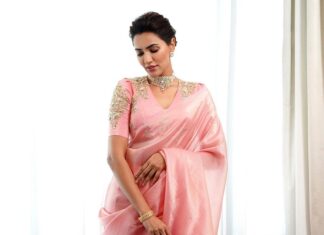 Joy Crizildaa Instagram - HAPPY ONAM 🌸 Photographer @dxgphotographer Makeup @reenapaiva Hair @venki_hairstylist Styled by @joycrizildaa Wearing @savinidii_official Jewellery @mspinkpantherjewel Location @crowneplazachn #aksharagowda #stylishtamilachi #aksharagowdabikki #stylishtamizhachi #chennai #hyderabad #pink #bride #happyonam #onam Crowne Plaza Chennai Adyar Park