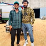 Kalaiyarasan Instagram - Schedule pack up #Ntr30 @jrntr sir @siva_koratala sir @rathnaveludop sir Thank you boys @karthik_makeup_artist @maratamilan_moorthi @aatipamulavenkatesh @sattabala7 ❤️❤️❤️❤️