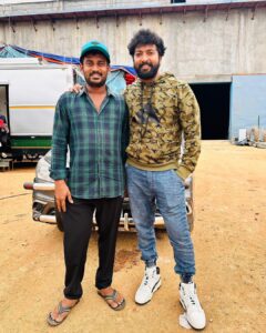 Kalaiyarasan Instagram - Schedule pack up 
#Ntr30 
@jrntr sir 
@siva_koratala sir
@rathnaveludop sir 

Thank you boys @karthik_makeup_artist 
@maratamilan_moorthi 
@aatipamulavenkatesh 
@sattabala7 ❤️❤️❤️❤️
