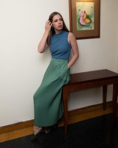 Kalki Koechlin Instagram - Our first screening in Delhi of @goldfishthefilm and it was a good evening
Photos @shootguru 
Wearing @bhaane 
Shoes @oceedeeshoes 
HMU @makeupbymanjari 
@deepti.naval 
@rajitkapurofficial 
@lushindubey