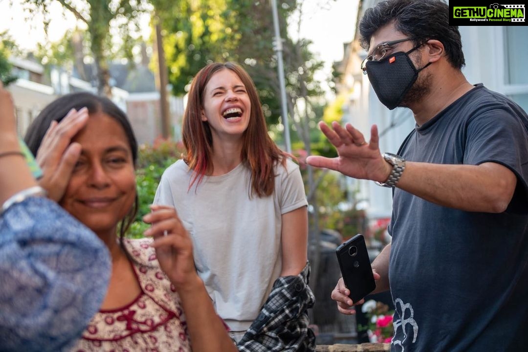 Kalki Koechlin Instagram - With 9 days to go till the film hits theatres I thought I’d share a daily anecdote or trivia about @goldfishthefilm to tickle your curiosity… Thank god we could burst into laughter off camera, right after crying on camera. The cameraderie on this set was special because, well, honestly, we were stuck with each other. Since the second wave of Covid had hit, it was important to keep ourselves in a bubble as a small unit and that meant we all knew each other pretty well by the end of a month of shoot. Thankfully we hardly fought, except about Indian versus English food on set. #covidshoot #onehelluvamonth #intheatresfirstseptember Photos by @apurva_official @deepti.naval @kalkikanmani @rajitkapurofficial @slight_diversion @mok.shaa @ravinjganatra @whoisomarkhan @harryatters #shanayarafaat @pericles_snowdon @real_noa_bodner @ashraf.ej @komalamee @richardcorgan @surabhirumbles @apurva_official #arghyalahiri @worksforyael @bhuvaneshben @mannysamra_mua @ruby_todd_art @kellytoode @george.is.lazy @priyanka_asera @muzzammilhashmidop @nizah_e @andresoundspeed @dan_the_soundie #Stephanie @sangeetamattachhabria @itsshreeyasharma @tapasrelia @shuktisharma #Gordonwarnecke #Bhartipatel #Petermair #pradippatil @anuragkashyap10 #martino #Rosie #Sherry #pushankripalani @goldfishthefilm