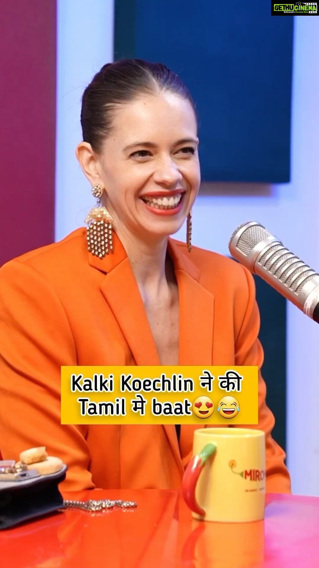 Kalki Koechlin Instagram - Kalki Koechlin ne ki Tamil mein baat 😉😅🫰🏻 . . Catch the movie ‘GOLDFISH’ on 1st Sept 👉🏻tomorrow 🍿🎬 . . Watch the full interview at www.mirchi.in taken by our Mirchi RJ @rjprernaa #MirchiPlus #Mirchi #ItsHot #Goldfish #KalkiKoechlin #Bollywood #MovieRelease #MoviePromotion #Trending #Tamil @kalkikanmani