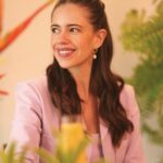 Kalki Koechlin Instagram - Charcuterie board 🧀, mimosas 🥂and salon-style hair at home, thanks to the @dyson_india Airwrap. @kalkikanmani indulges in the perfect Mother’s Day date... with herself. Drop a ❤️ in the comments if you loved her final look. Produced by @tweakindia #collab #dysonairwrap #kalki #mothersday