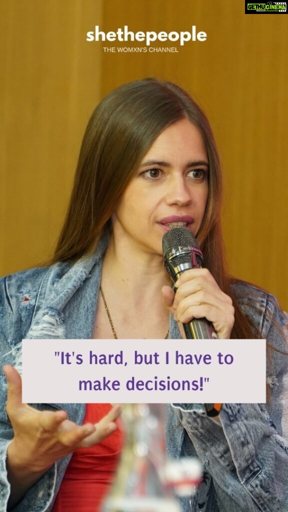 Kalki Koechlin Instagram - “Sometimes you have to make hard decisions and your kids should understand that.” In an insightful conversation with @ShailiChopra, actress and mother Kalki talks about the relationship a mother shares with her kids. Her upcoming movie ‘Goldfish’ looks closely at the relationship between a mother and a daughter and its various shades, which Kalki admits is very similar to her own relationship with her mother. Shethepeople and Gytree got together with actors Kalki Koechlin and Deepti Naval to talk about the mental health issues that women face in everyday life and the different relationships that define them. #SheThePeople #kalkikoechlin #deeptinaval