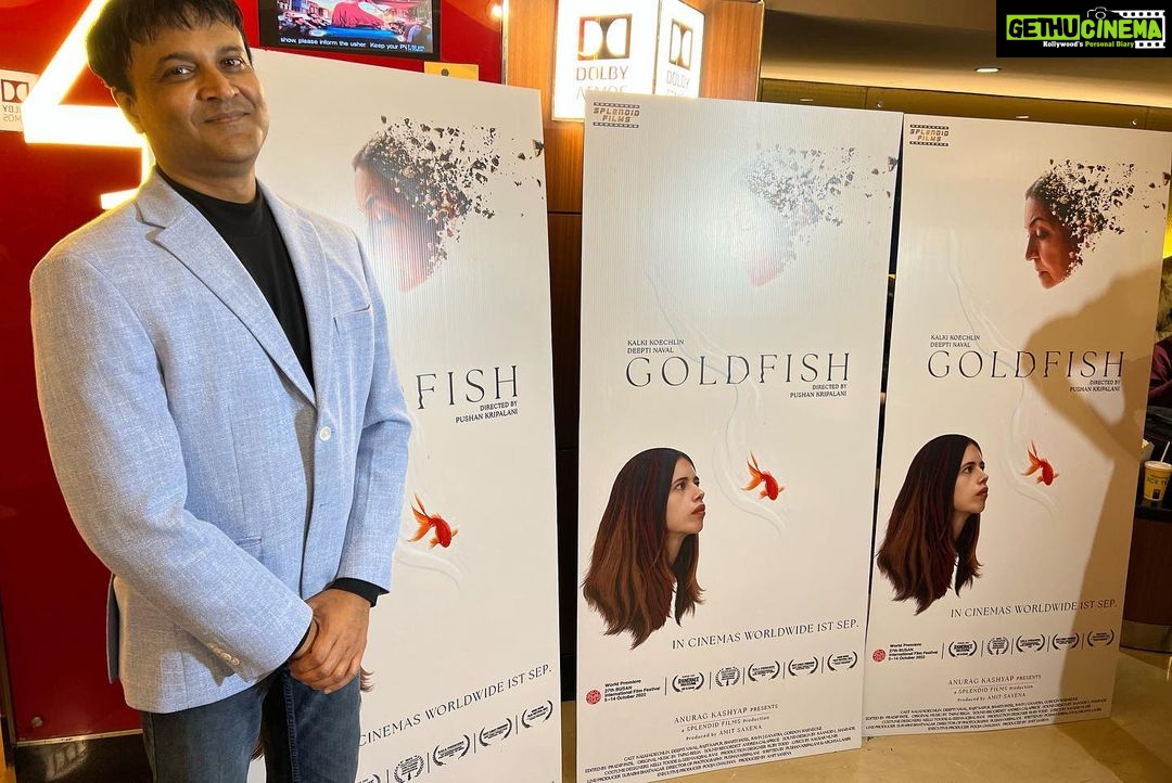 Kalki Koechlin Instagram - The backing. My director @slight_diversion had spoken to me about @goldfishthefilm about 6 years ago. But of course he said god knows when we will find the money to make it and then it sat in waiting until he called out of the blue and said I found a producer called Amit Saxena and he wants to start shooting yesterday! @thesplendidfilms took this production on during Covid, when nobody was taking risks in film making. His wife Smita read the script of Goldfish and told him it’s gold. So he put his gold into it and we could make a picture. And then the film was invited to @busanfilmfest where @anuragkashyap10 saw it and offered to support us to carry this film towards a release. So here we are, with 5 days to go… #releasingintheatreson1stseptember First photo @apurva_official @deepti.naval @kalkikanmani @rajitkapurofficial @slight_diversion @anuragkashyap10 @mok.shaa @ravinjganatra @whoisomarkhan @harryatters #shanayarafaat @pericles_snowdon @real_noa_bodner @ashraf.ej @komalamee @richardcorgan @surabhirumbles @apurva_official #arghyalahiri @worksforyael @bhuvaneshben @mannysamra_mua @ruby_todd_art @kellytoode @george.is.lazy @priyanka_asera @muzzammilhashmidop @nizah_e @andresoundspeed @dan_the_soundie #Stephanie @sangeetamattachhabria @itsshreeyasharma @tapasrelia @shuktisharma #Gordonwarnecke #Bhartipatel #Petermair #pradippatil #martino #Rosie #Sherry #pushankripalani @goldfishthefilm