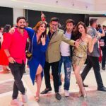 Karan Sharma Instagram - You people got tremendous energy.. Glad to meet you guys 🤗❤️@sandeepdharma_official @sukhmanisadana @shivaaybhatt27 @onimakashyap ..Better we connect soon ! 😎 #pune #phoniexmall #launchparty