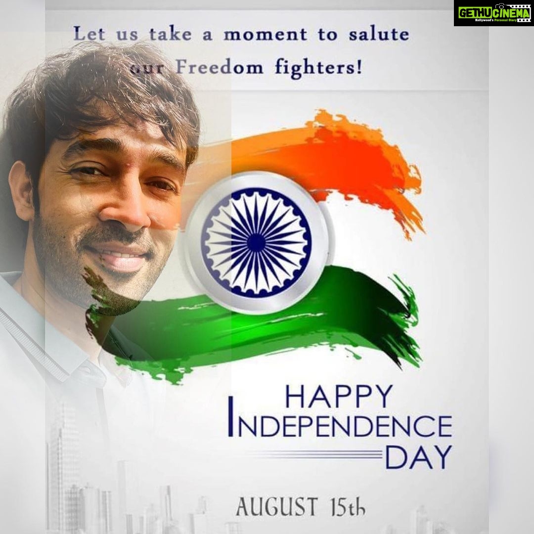 Karan Sharma Instagram - Happy Independence Day INDIA ๐ฎ๐ณ ! Big thanks to all our freedom fighters who made it possible ! Thanks a lot to them ! JAI HIND ! โค๏ธ๐ #respect #freedomfighter #india #happyindependenceday #jaihind