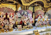 Kashish Singh Instagram - It is a spiritual oasis where one can find peace and solace amidst the chaos of the world. #divine #spirituality #krishnalove #harekrishna #bellavitakashish 🕉️🙏🏻🕉️ Madhuban, The Krishna Temple, Rishikesh