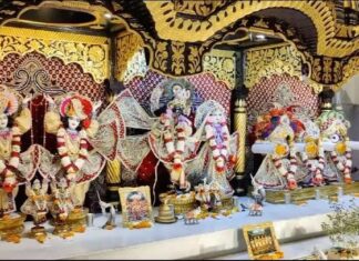 Kashish Singh Instagram - It is a spiritual oasis where one can find peace and solace amidst the chaos of the world. #divine #spirituality #krishnalove #harekrishna #bellavitakashish 🕉️🙏🏻🕉️ Madhuban, The Krishna Temple, Rishikesh