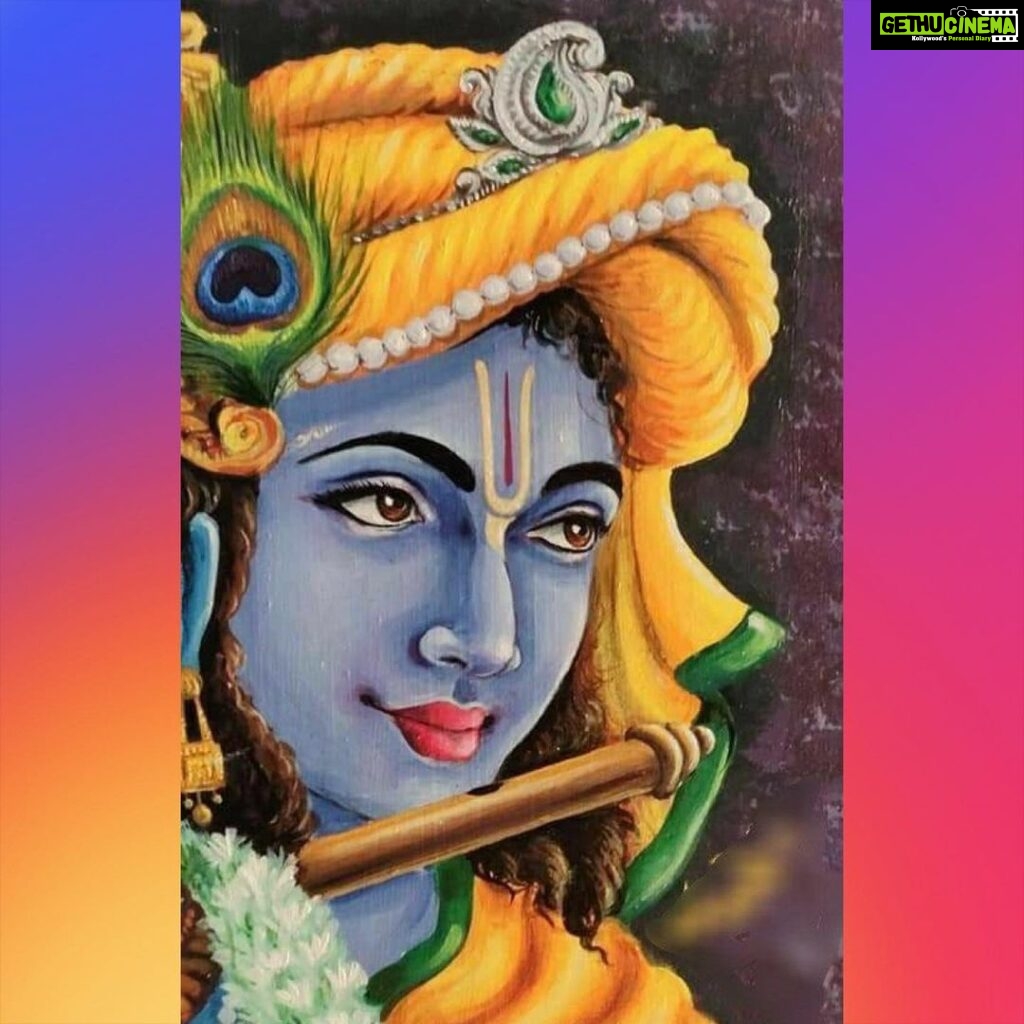 Kashish Singh Instagram - "Krishna knows." -And that's enough. His will. His way. My faith. #krishnaconsciousness #krishnalove #radhakrishna #trusttheuniverse #trustyourintuition #bellavitakashish 💛💛