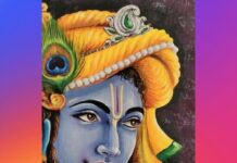 Kashish Singh Instagram - "Krishna knows." -And that's enough. His will. His way. My faith. #krishnaconsciousness #krishnalove #radhakrishna #trusttheuniverse #trustyourintuition #bellavitakashish 💛💛