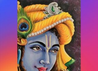 Kashish Singh Instagram - "Krishna knows." -And that's enough. His will. His way. My faith. #krishnaconsciousness #krishnalove #radhakrishna #trusttheuniverse #trustyourintuition #bellavitakashish 💛💛