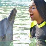 Kashmera Shah Instagram - What a beautiful day with the dolphins at the Atlantis. Lovely outing thanks to our #kittycat @saraarfeenkhan love you and your efforts. #piffanythedolphin #atlantis #dubai @rohitkverma @munishakhatwani @tannazirani_ #kashmerashah #kashmirashah