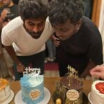 Kathir Instagram - Happy Birthday my dear birthday twin atlee47 na!! Wishing you only the best.. Much love to you & @priyaatlee ka❤️🤗