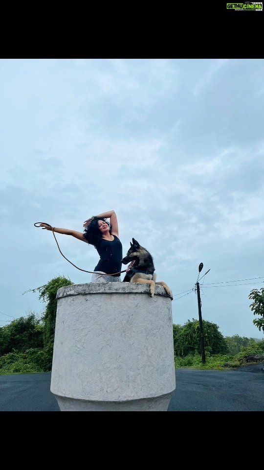 Kavita Kaushik Instagram - Some women just need a Jungle and her tribe 💜 #Let #your #children #play 😇 #give #me #a #jungle #myguy #and #mydog #and #a #ball #you #can #keep #all #else