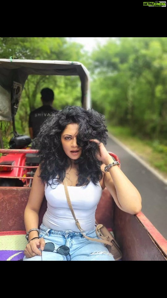 Kavita Kaushik Instagram - Never without my Raaka 🐺 #myboys #mytribe #farmkids #junglegirl #junglehair #junglee