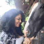 Kavita Kaushik Instagram – Now these are whom I call friends ❤️ Grateful forever for this Heaven where animals aren’t caged , each life is cared for and its play o clock always 🥰 💖 #farmlife #shivaaz #lovelanguage #where #animals #are #valued #God #resides #there