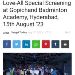Kay Kay Menon Instagram - Here's some Press and Media Coverage our Love-All is getting. #LoveAll #LoveAllIndiaTour #LoveAllIndore #Indore #LoveAllHyderabad #LoveAllBhopal #Bhopal #Hyderabad #LoveAllFilm #LoveAllMovie #LoveAllBadminton #LoveAllTrailer #LoveAll25August #KayKayMenon #SwastikaMukherjee #SudhanshuSharma #NewRelease #Bollywood #SportsFilm #SportsMovie