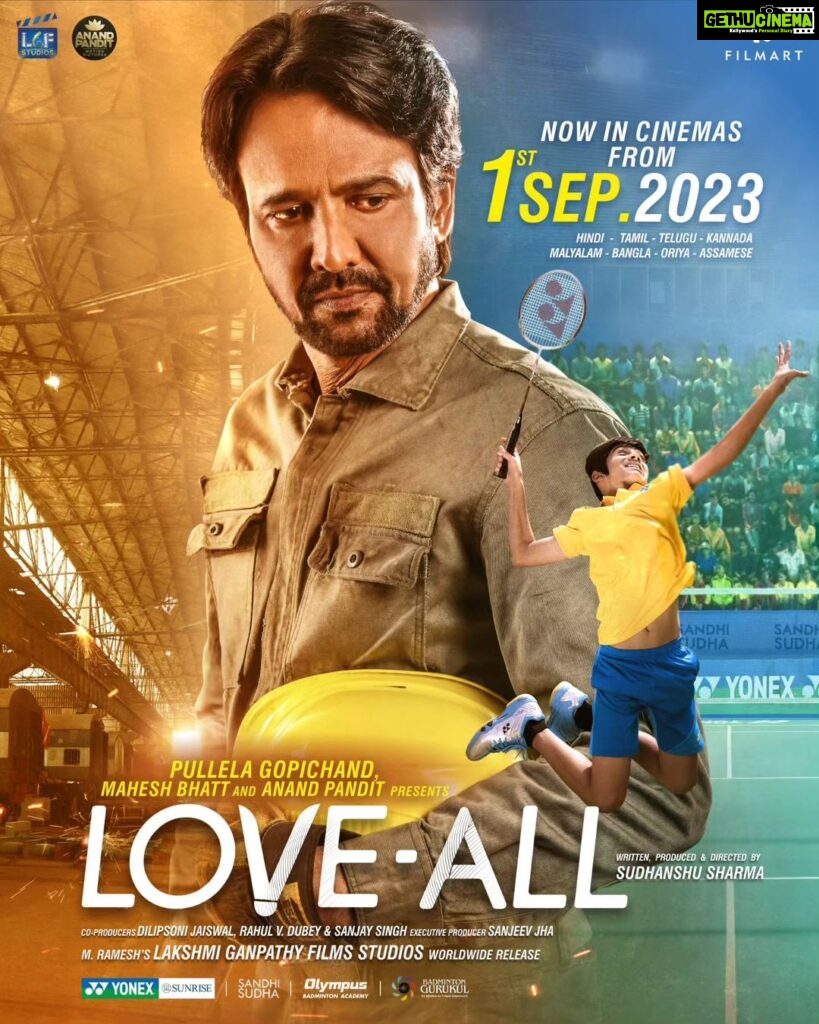 Kay Kay Menon Instagram - After the overwhelming response at Hyderabad, Indore, Bhopal, Prayagraj, Varanasi, Delhi and Mumbai, there is a pan-India demand that we must reach more and more cities and convey the message of a good story coming their way. The promising scenario and developing interest makes us go for more languages, 8 so far, with Assamese being the latest addition. To cover it all, the wait extends. NOW FROM 1st SEPTEMBER, IN THEATRES. Eight-Languages-One Story! #LoveAll #LoveAll1September @kaykaymenon02 @sonunigamofficial @swastikamukherjee13 @Shriswara @vikrampbhatt @badmintongurukul @Supriya_Devgun @yonex_sunrise_india @loveall.film @lgfstudios @anandpandit @anandpanditmotionpictures @sonal_sharma1974_ @paartho @javeridipti @vaijayant @kanishk09 @dptofsportsgoi @officialkheloindia @olympusindore @arkjain_5 @deeprambhiya_99 @kabirverma247 @mazelvyas_official @tanishka.mihi @sumitarora1980 @iamalamkhan @rajabundelaofficial @satyakamanand @atul_srivastava31 #LoveAllFilm #LoveAllMovie #LoveAllBadminton #LoveAllTrailer #KayKayMenon #SwastikaMukherjee #SudhanshuSharma #lgfstudios #NewRelease #Bollywood #SportsFilm #SportsMovie