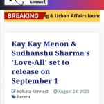 Kay Kay Menon Instagram – Love-All Media Coverage across India… Thank you all!
Let’s make Sports integral part of life!

#LoveAll #LoveAll1September #LoveAllFilm #LoveAllMovie #LoveAllBadminton #LoveAllTrailer #KayKayMenon #SwastikaMukherjee #SudhanshuSharma #NewRelease #Bollywood #SportsFilm #SportsMovie भारत