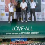Kay Kay Menon Instagram - Thanks so much 𝗚𝗼𝗽𝗶𝗰𝗵𝗮𝗻𝗱 𝗦𝗶𝗿! It was a day to remember at 𝗣𝘂𝗹𝗹𝗲𝗹𝗮 𝗚𝗼𝗽𝗶𝗰𝗵𝗮𝗻𝗱 𝗕𝗮𝗱𝗺𝗶𝗻𝘁𝗼𝗻 𝗔𝗰𝗮𝗱𝗲𝗺𝘆. Your greatness is wrapped in such humility, we’re all touched to the core. Lovely to share our work with your talented shuttlers; their reaction made my day. Special thanks to Ms 𝗦𝘂𝗽𝗿𝗶𝘆𝗮 𝗗𝗲𝘃𝗴𝘂𝗻, 𝗙𝗼𝘂𝗻𝗱𝗲𝗿 𝗮𝗻𝗱 𝗠𝗗, 𝗕𝗮𝗱𝗺𝗶𝗻𝘁𝗼𝗻 𝗚𝘂𝗿𝘂𝗸𝘂𝗹 for your guidance and support. #LoveAll #LoveAllIndiaTour #LoveAllHyderabad #Hyderabad @gopichandpullela @kaykaymenon02 @supriya_devgun @gobadminton @badmintongurukul @swastikamukherjee13 @Shriswara @vikrampbhatt @srikanth_kidambi @rajawatpriyanshu @gayatri.gopichand @yonex_sunrise_india @loveall.film @lgfstudios @anandpandit @anandpanditmotionpictures @sonal_sharma1974_ @paartho @javeridipti @vaijayant @kanishk09 @dptofsportsgoi @officialkheloindia @olympusindore @arkjain_5 @deeprambhiya_99 @kabirverma247 @mazelvyas_official @tanishka.mihi @sumitarora1980 @iamalamkhan @rajabundelaofficial @satyakamanand @atul_srivastava31 #LoveAllFilm #LoveAllMovie #LoveAllBadminton #LoveAllTrailer #LoveAll25August #KayKayMenon #SwastikaMukherjee #SudhanshuSharma #lgfstudios #NewRelease #Bollywood #SportsFilm #SportsMovie Pullela Gopichand Badminton Academy