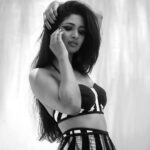 Keerthi Pandian Instagram - 🕷 #monochrome Make up @makeupartistrybykavithasekar Photography and retouching @lakshmiijagan