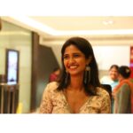 Keerthi Pandian Instagram - 27 February 2021 It was the premiere night of #anbirkiniyal , My star birthday 💫 The day I got my bike ❤️‍🔥 FULL MOON 🌑 and there I was pouring out my mammoth of emotions to @abinaya_selvam 😂 This lovey dress by the sweetest @bandananarulaofficial ♥️ Earrings by @deepagurnani ♥️ Sathyam Cinemas