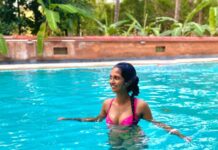 Keerthi Pandian Instagram - Taking the shape of you, my dear element 💧 #waterbaby Adishakti Theatre