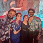 Keerthi shanthanu Instagram - a King Of Kotha vibe 💥 @dqsalmaan & @aishu__ watta fascinating duo, giving you all the positive vibes u need ❤️ Electrifying energy from crowd 💥 glad to have hosted this event #kingofkotha @actorshabeer @sherif_choreographer @dqswayfarerfilms @zeestudiosofficial @brandblitzevents