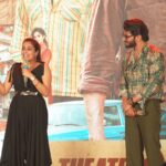 Keerthi shanthanu Instagram - a King Of Kotha vibe 💥 @dqsalmaan & @aishu__ watta fascinating duo, giving you all the positive vibes u need ❤️ Electrifying energy from crowd 💥 glad to have hosted this event #kingofkotha @actorshabeer @sherif_choreographer @dqswayfarerfilms @zeestudiosofficial @brandblitzevents