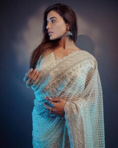 Ketika Sharma Instagram - Au clair de lune 🌗  #2 

Styled by @rashmitathapa
Wearing @sabaahat
Jewellery @amrapalijewels
Shot by @puchi.photography 
HMU @makeuphairbyrahul
Draping @deparsalon 

#brotheavatar #prereleaseevent #promotional #look #whitetheme #brotheavatarfromjuly28🌀