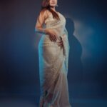 Ketika Sharma Instagram - Au clair de lune 🌗 #2 Styled by @rashmitathapa Wearing @sabaahat Jewellery @amrapalijewels Shot by @puchi.photography HMU @makeuphairbyrahul Draping @deparsalon #brotheavatar #prereleaseevent #promotional #look #whitetheme #brotheavatarfromjuly28🌀