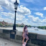 Ketika Sharma Instagram - One of the most touristic bridges in the world 😍 #gorgeous #cityofcastles #prague #charlesbridge Charles Bridge, Old Town, Prague