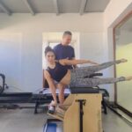 Kim Sharma Instagram - Special appreciation post for Sammy @samir.purohit 🫶🏻 always keeping my mornings so happy so meditative and productive. You’re the bestttt . #pilatesgirl #reels #pilates The Pilates Studio - Mumbai (india)