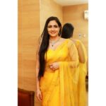 Komal Sharma Instagram - Yellow flower #actress #yellowsaree #model #viral #trending #photoshoot #komalsharma Captured by - @vivid_impressions__