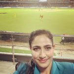Komal Sharma Instagram - India VS Australia match 😀❤️❤️❤️#cricketlovers #cricketfever #sports #cricket #komalsharma #loveindia #loveindiancricketteam #ilovemyindia M A Chidambaram Cricket Stadium, Chennai