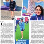Komal Sharma Instagram - Thank You Times Of India.. It was my lifetime experience... Thank you @lakshmi24iyer @praveentyagarajan #Qatar #fifaworldcup2022 #football
