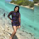 Komal Sharma Instagram - Lose yourself in a sea of blues #canareef #canareefresortmaldives #addu #lovemaldives #maldives #komalsharma #actress #explore #model #actresslife #model Pro - John @a._john_pro @actresskomalsharma Canareef Resort Maldives