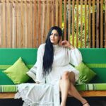 Komal Sharma Instagram - Where gorgeousness meets gracefulness beauty gets enlivened @a._john_pro #indianactress #bollywoodactress #malyalamactress #tamilactress #actorslife #shoot #whitedress